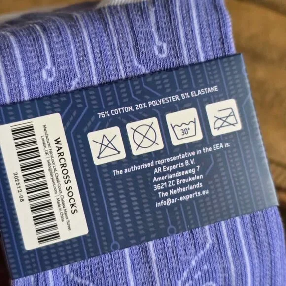 New Fairyloot Warcross Ankle Socks from December YA Book Box - Picture 5 of 6